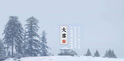 大雪飘落，岁月静好（2024年大雪节气朋友圈好句）